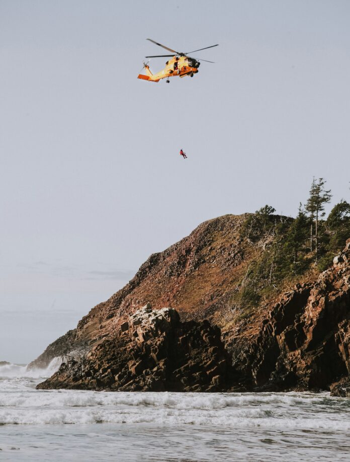 SFFD Make Cliff Rescue At Marshall Beach