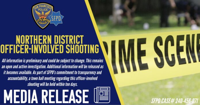 SFPD Report Officer-Involved Shooting In Northern District