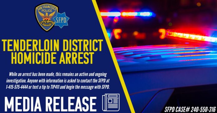 Roger Chan-Chel Arrested For Tenderloin Homicide By SFPD