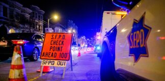 SFPD Conducting DUI Checkpoint September 7
