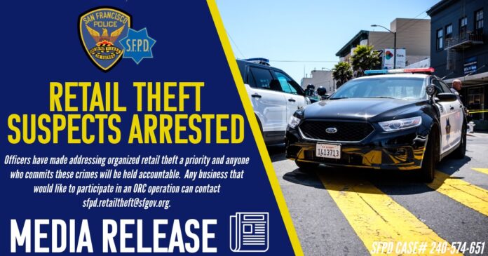Suspects Involved In Multiple Retail Thefts Arrested