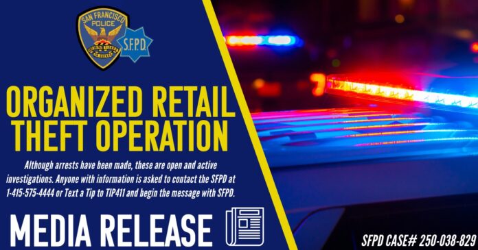 Six Suspects Arrested In Organized Retail Theft Operation