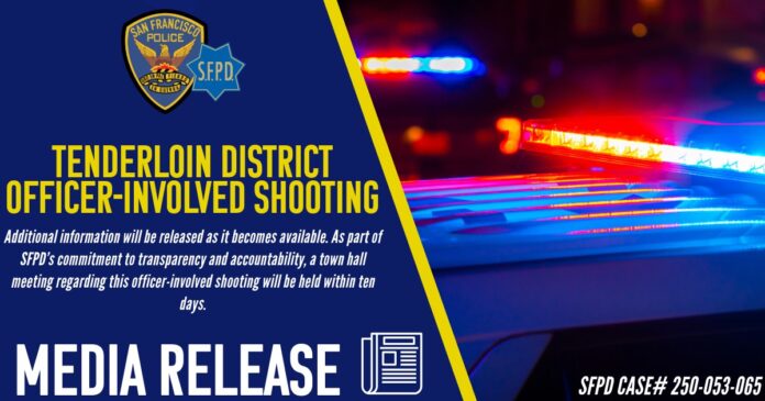 SFPD Involved In Tenderloin District Officer-Involved Shooting