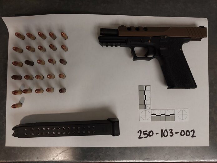 Shoplifting Suspect Concealing Loaded Ghost Gun Arrested