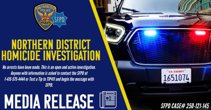 SFPD Investigating Northern District Homicide