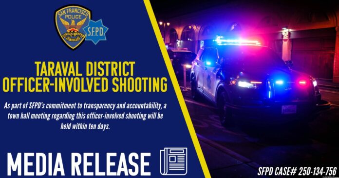 Taraval District Officer-Involved Shooting Transpires With SFPD