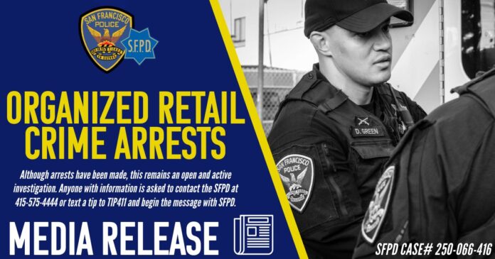 Three Suspects Arrested For Series Of Organized Retail Crimes