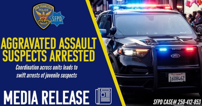 Juveniles Arrested For Series Of Aggravated Assaults