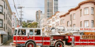 Vehicle Crashes Into Building In San Francisco