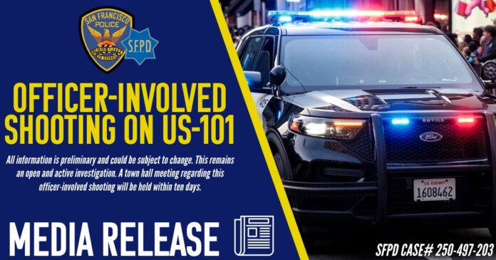 SFPD Officer-Involved Shooting On Highway 101