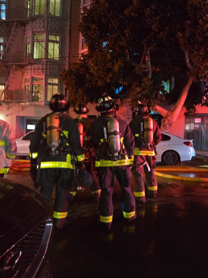 Second Alarm Fire Battled On Filbert Street