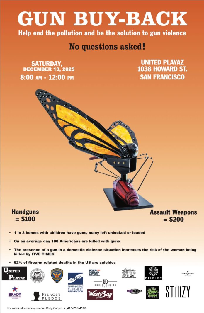 SFPD Partnering For Gun Buy-Back Event