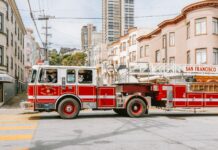 San Francisco Fire Department Battle Morning Fire