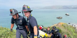 SFFD Makes Rescue Near Battery Crosby