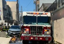 SFFD Battle Garage Fire, Rescue Stranded Dog