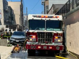 SFFD Battle Garage Fire, Rescue Stranded Dog