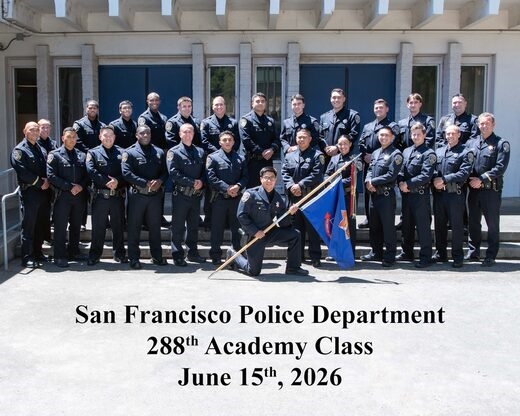 SFPD 288th Academy Class