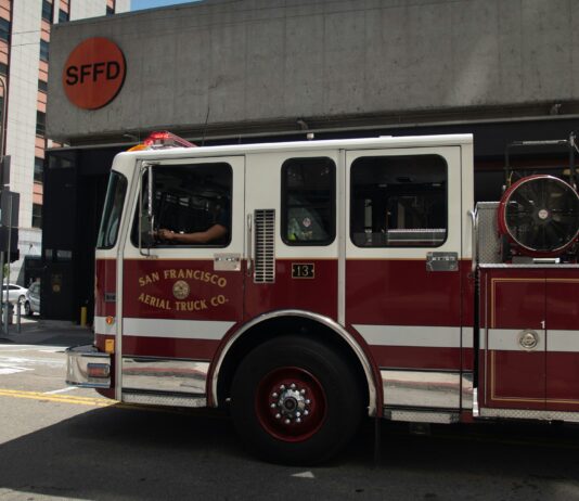 SFFD Battle One-Alarm Structure Fire At Broadway At Kearny