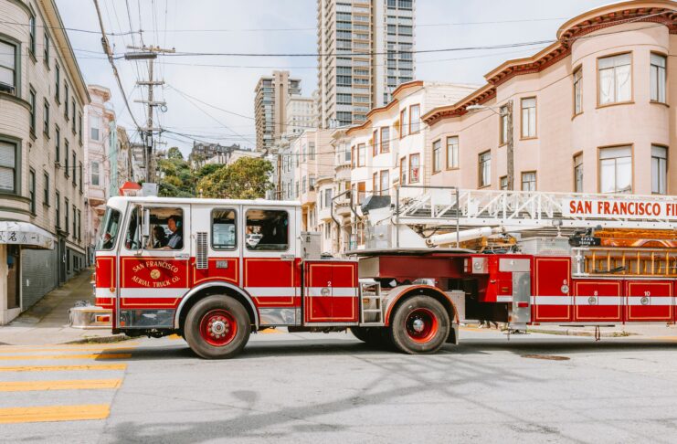 SFFD Battle Blaze On Jones Street